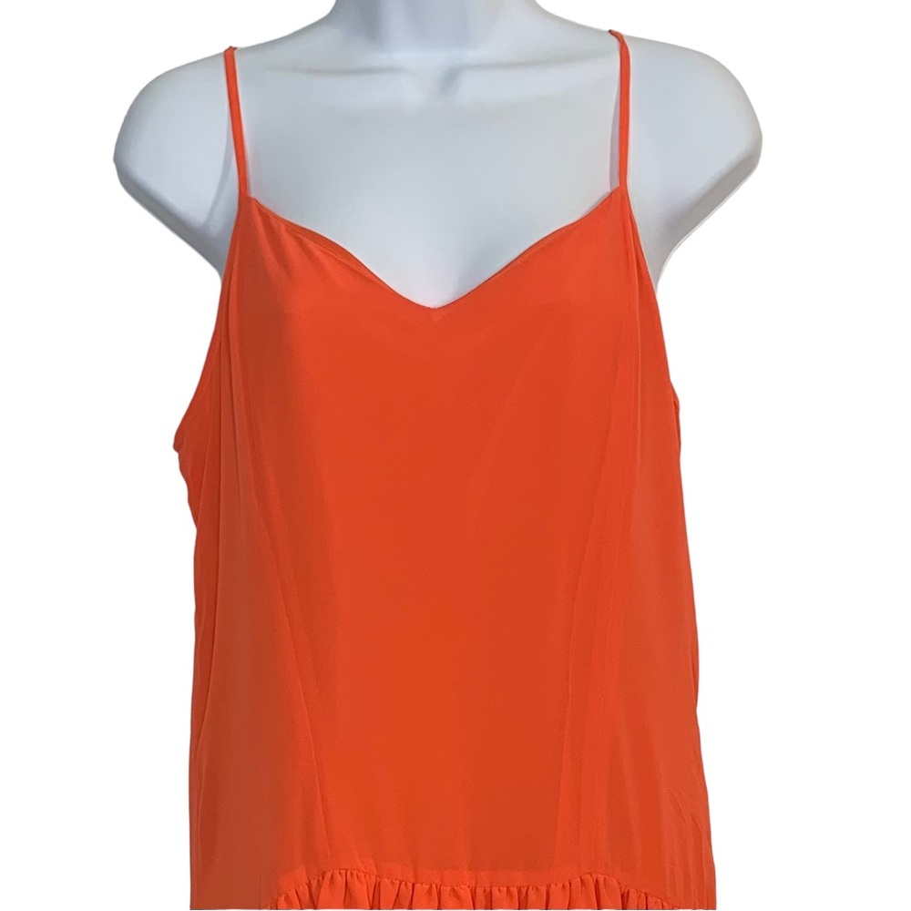 BCBGeneration V Neck Double Ruffle Mini Dress Sz S - Picture 5 of 10